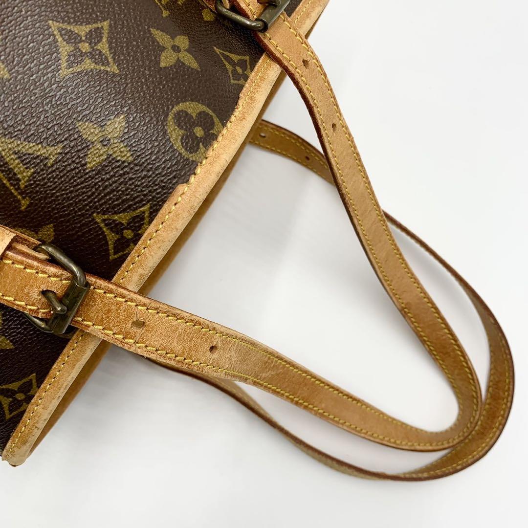 Vintage Louis Vuitton Bucket Bag GM Brown Canvas