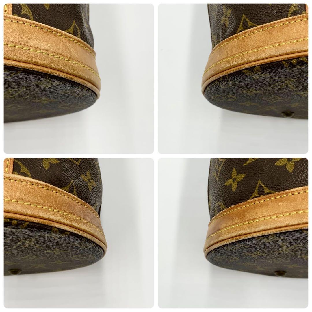 Vintage Louis Vuitton Bucket Bag GM Brown Canvas