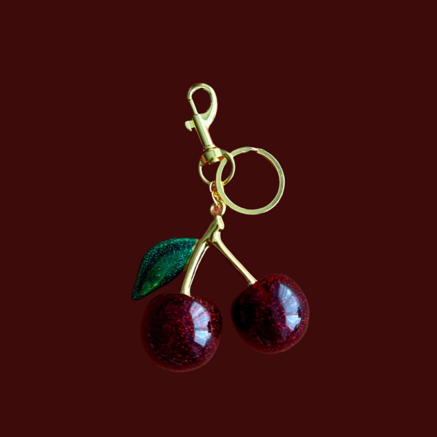Large Cherry Bag charm