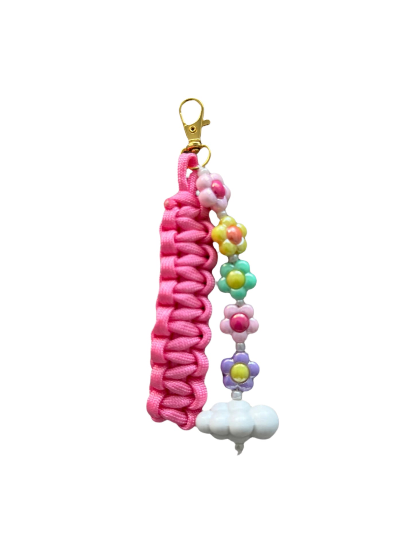 Flower Cloud Bag Charm