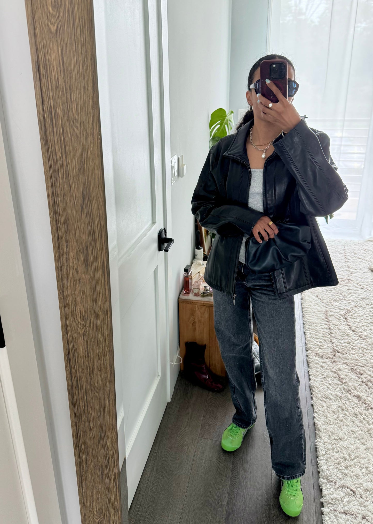 Worthington Black Leather Jacket