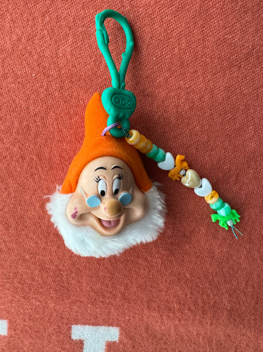 Vintage Doc seven dwarfs bag charm