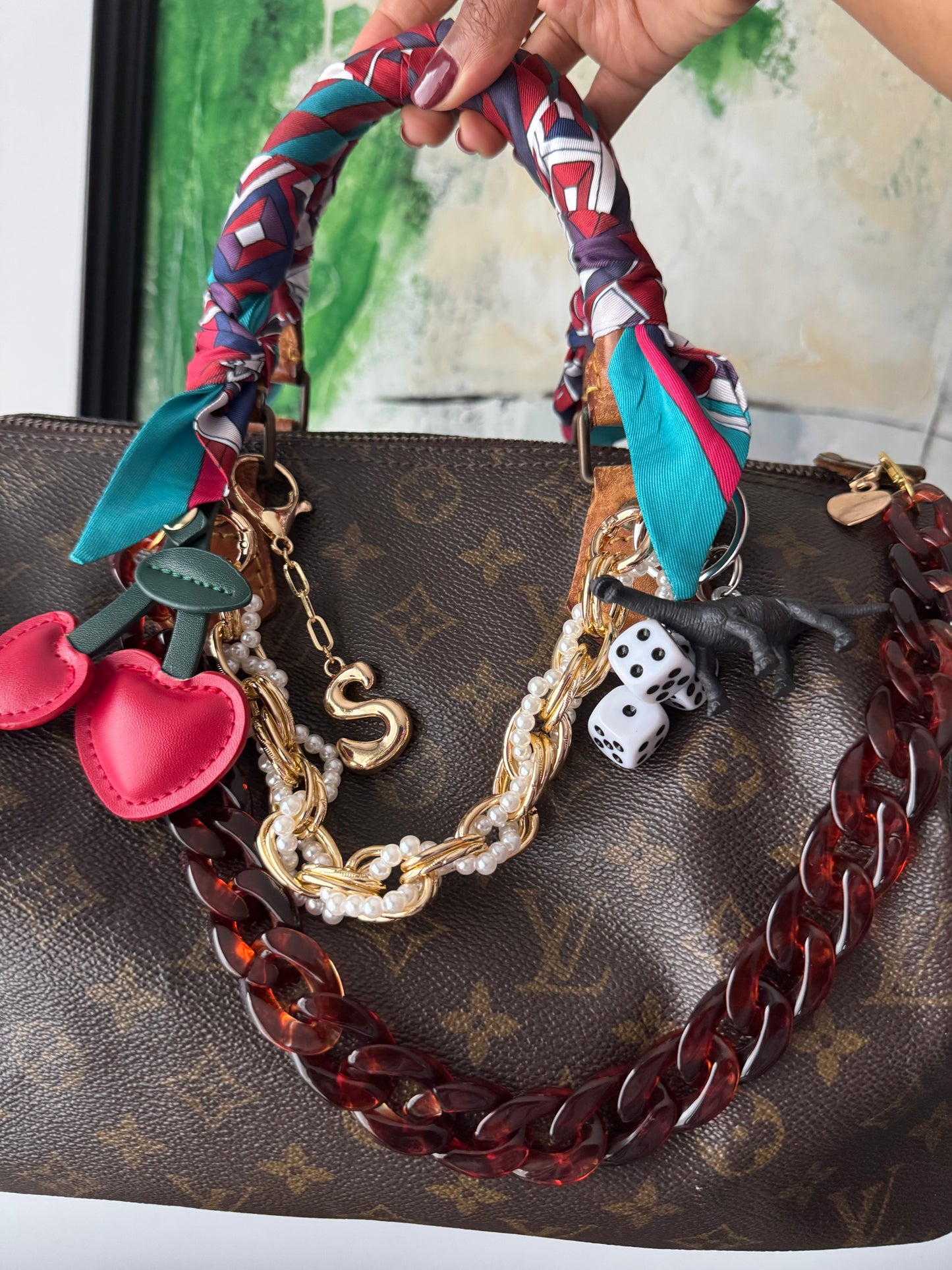 Customized for Sarah Vintage Louis Vuitton Speedy 30