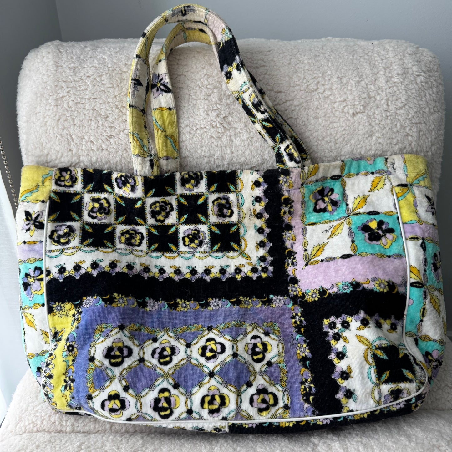 Emilio Pucci Colorful Beach Tote