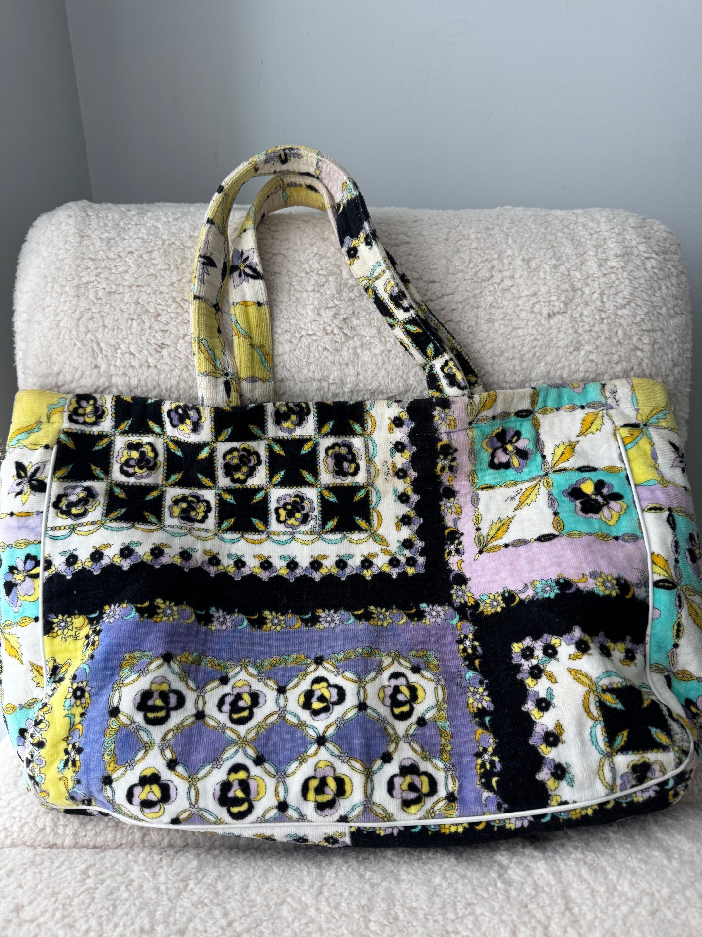 Emilio Pucci Colorful Beach Tote