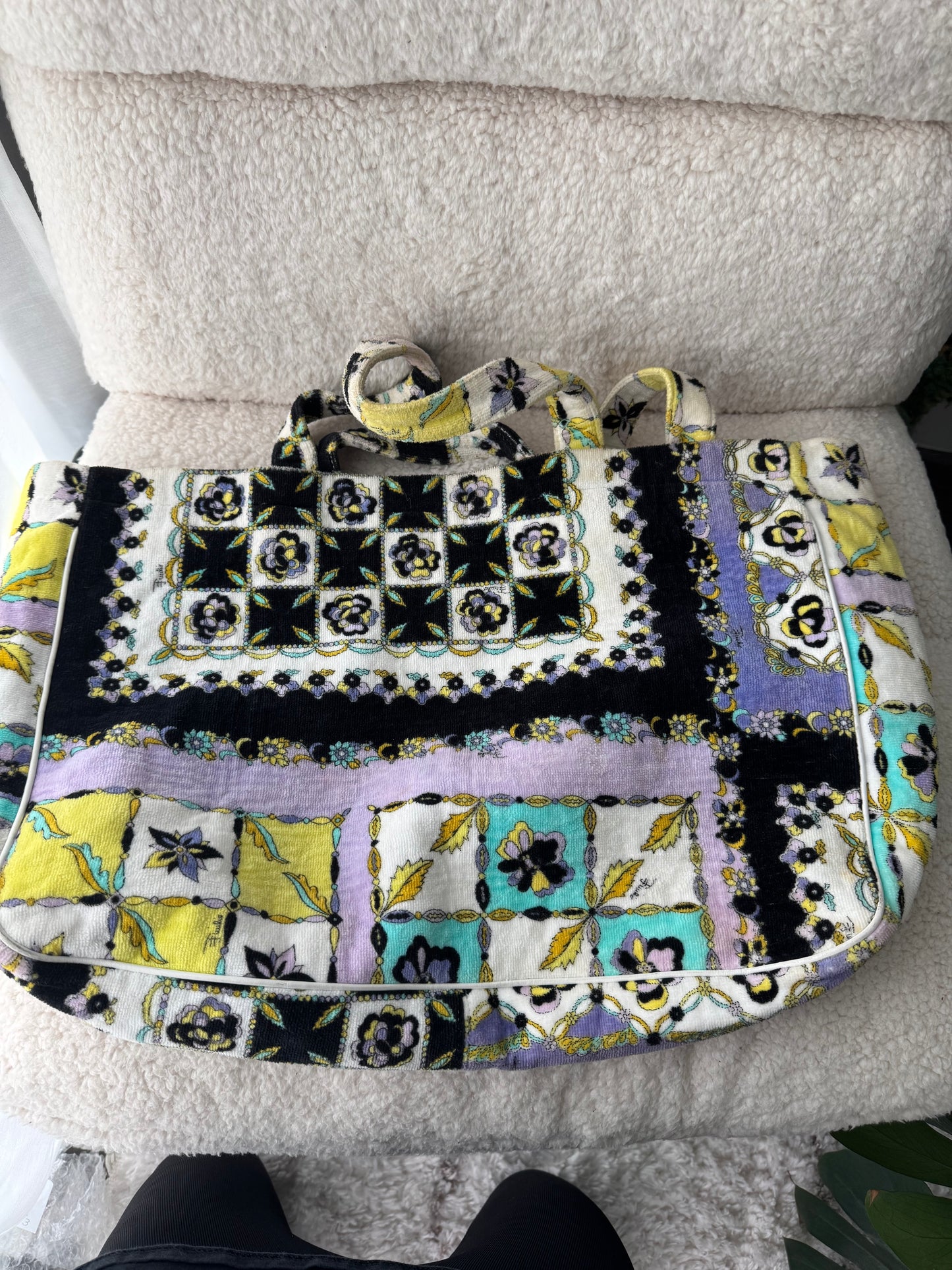 Emilio Pucci Colorful Beach Tote