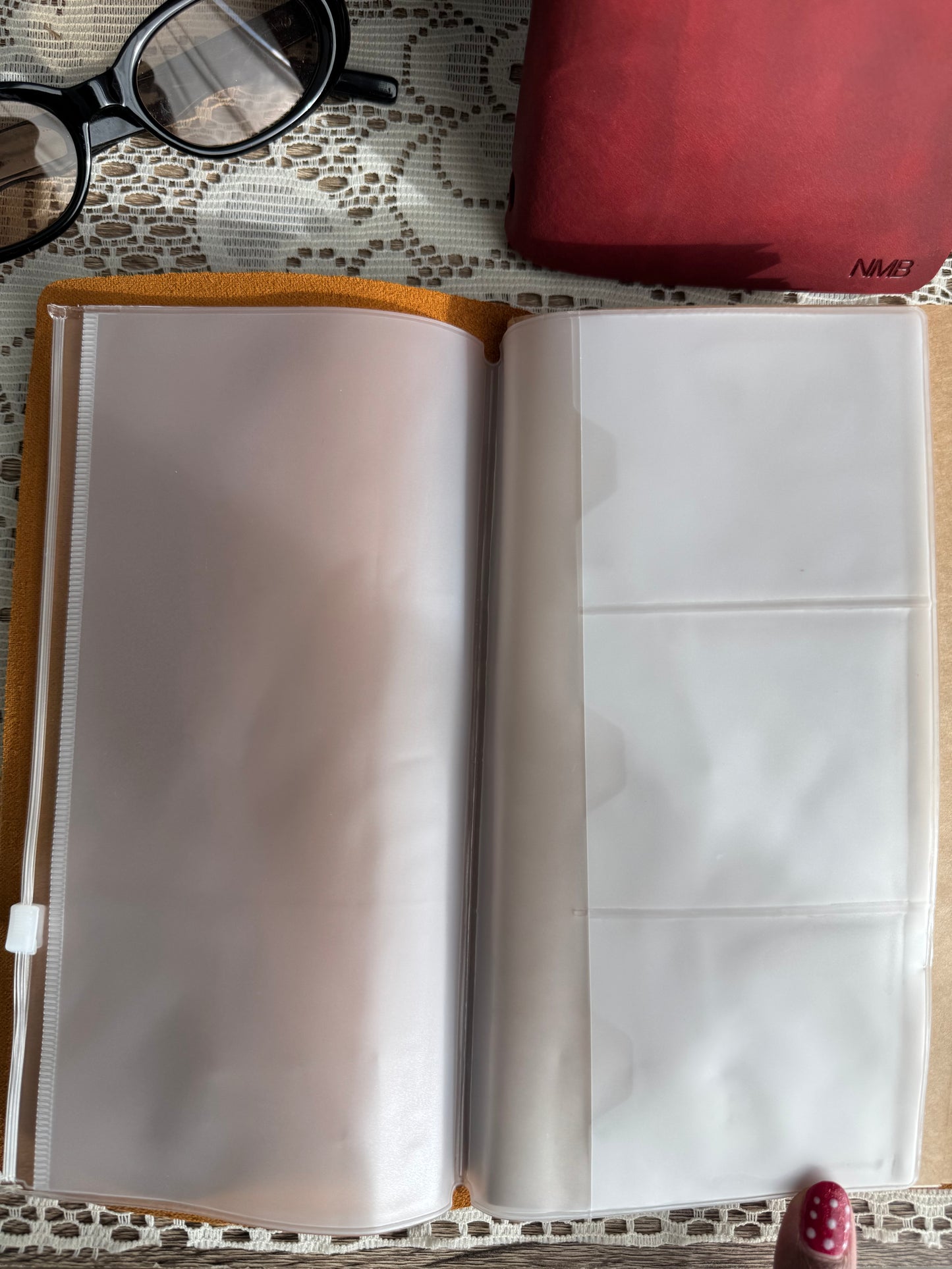 Handmade Custom Travelers Journal With Patches