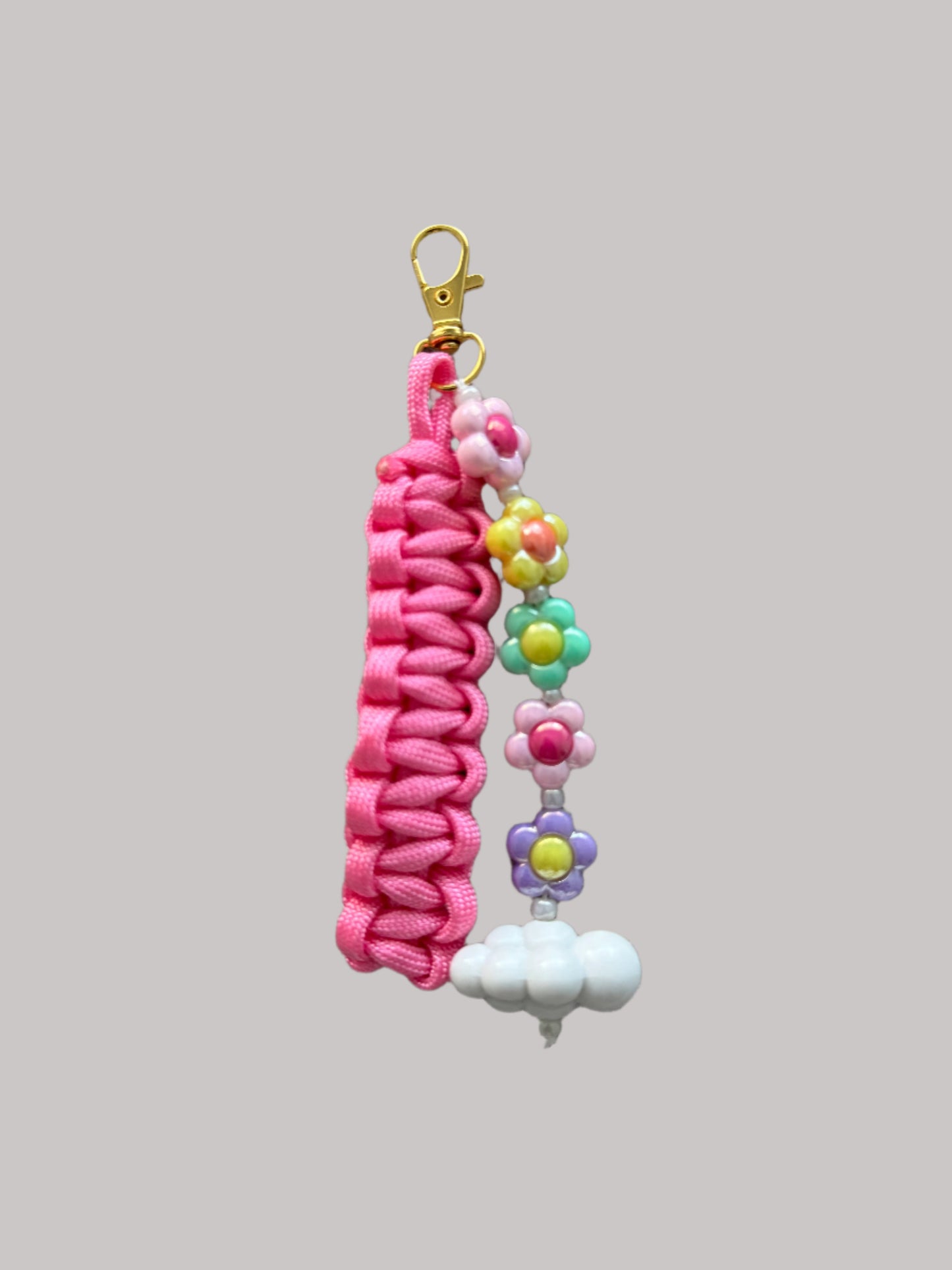 Flower Cloud Bag Charm