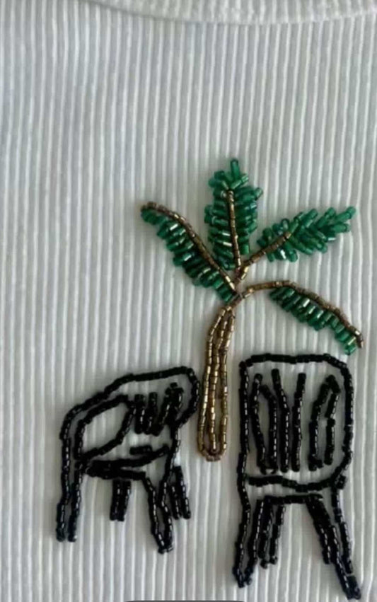 Custom embroidered tank