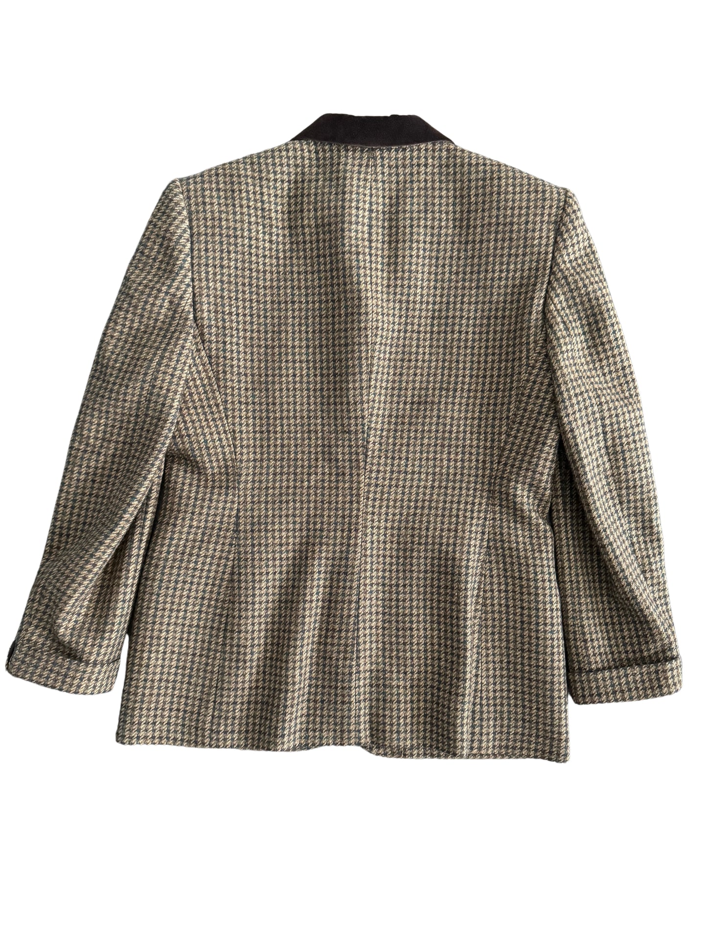 Lauren Ralph Lauren Wool Houndstooth Blazer