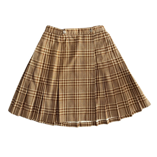 Vintage Liz Claiborne Plaid Pleated Skirt