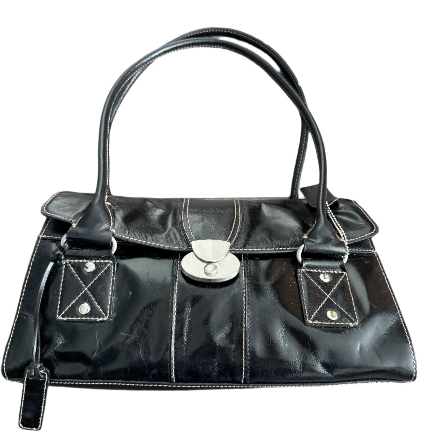 Leather East West Bag