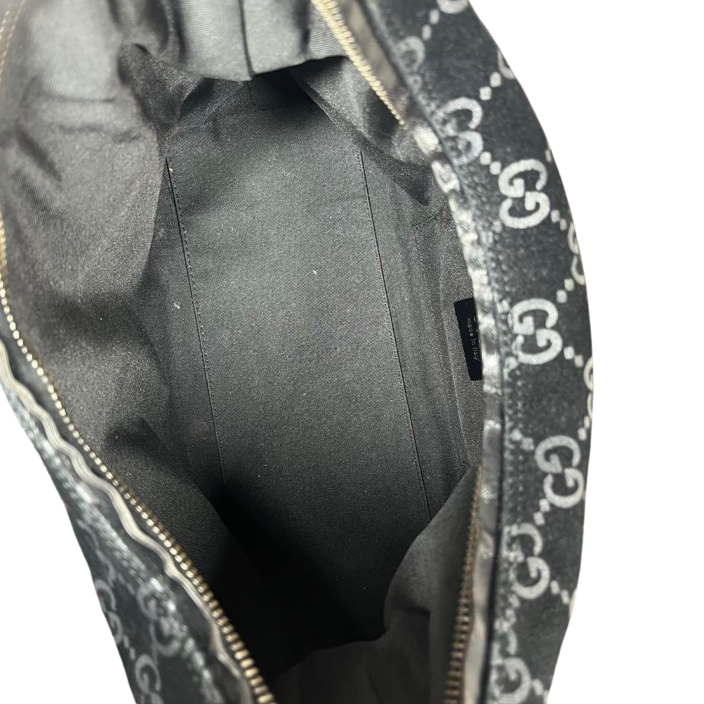 Vintage Black Suede Gucci Hobo Bag